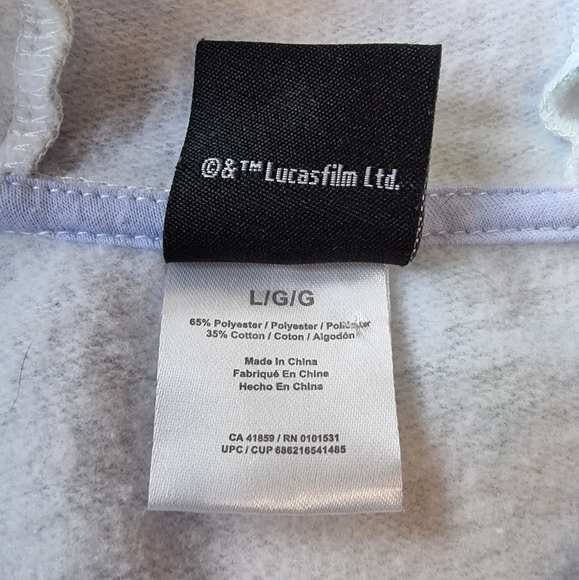 Star Wars Grogu Tie Dye Hoodie "Feed Me Snacks And Call Me Cute" - Picture 5 of 7